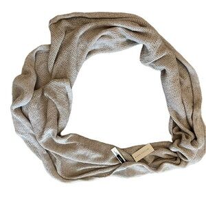 NWT Ann Taylor Alpaca Blend & Metallic Oversized Lightweight Knit Infinity Scarf